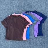 Women's Tight-Fit Sports T-Shirt - Quick-Dry Yoga & Running Tee - Himpall